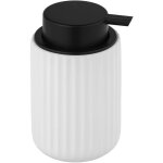 Distributeur savon liquide belluno, capacité de 300 ml, céramique 'soft touch', ø 8x13, 5 cm, blanc - ... Distributeur savon liquide belluno, capacité de 300 ml, céramique 'soft touch', ø 8x13, 5 cm, blanc - ...
