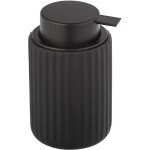 Distributeur savon liquide belluno, capacité de 300 ml, céramique 'soft touch', ø 8x13, 5 cm, noir - ... Distributeur savon liquide belluno, capacité de 300 ml, céramique 'soft touch', ø 8x13, 5 cm, noir - ...