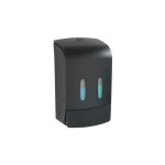 Distributeur de savon wenko tartas noir mural 2 - kammer 480 ml distributeur de savon automatique distributeur ...