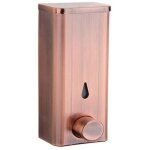 Distributeur de savon mural en acier inoxydable 304 pour salle de bain et cuisine, pompe � pression en ...