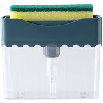 Distributeur de savon et porte - �ponge pour �vier de cuisine. distributeur de savon � vaisselle � poser ...