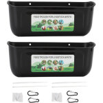 Distributeur suspendu pour poules, moutons, cerfs, volailles, chiens, oies et canards, mangeoire et abreuvoir ...