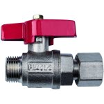 Robinet � boisseau sph�rique pour manom�tre - male - �crou tournant femelle 8x13 - 25bars