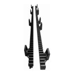 Cr4n4 crmaillre noire 1000 mm 100 cm pour portail coulissant module 4 ditec entrematic cr4n4