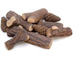 Divina fire - lot de 9 pices btons en cramique bois pour chemine au biothanol accessoires pour biochemin ...