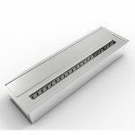 Divina fire - brleur de chemine au biothanol biochemine en acier inoxydable 4, 5 lt 61x18xh9, 5 cm ...