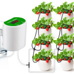 Diy kit goutte - � - goutte pour plante d'int�rieur, syst�me d'arrosage automatique jours de minuterie ...