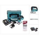 Makita djv 182 rtj scie sauteuse sans fil 18v brushless 26mm + coffret makpac + 2x batteries bl1850b ...