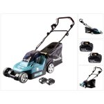 Makita - dlm 382 m2 tondeuse  gazon sans fil 36 v ( 2x 18 v ) 38 cm 40 l + 2x batterie 4, 0 ah - sans ...