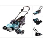 Makita - dlm 432 rf2 tondeuse  gazon sans fil 36 v ( 2x 18 v ) 43 cm sans balais + 2x batterie 3, 0 ...