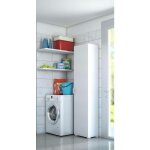 Armoire polyvalente dacaci, armoire linaire avec 1 porte battante et 4 tagres rglables, meuble colonne ...