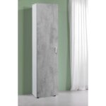 Armoire  usages multiples dmana, armoire auxiliaire avec 1 porte et 3 tagres, armoire moderne, meuble ...