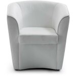 Dmora - chaise longue dabbiat, chaise longue, 100% made in italy, fauteuil relax en co - cuir, cm 70x60h74, ...