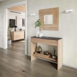 Meuble d'entre gilbert, couloir avec miroir, armoire avec tiroir et tagre pour entre, armoire d'entre ...