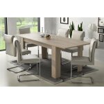Table de salle  manger extensible, console extensible, table moderne avec rallonge, 140 / 200x88h75 ...