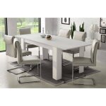 Table de salle  manger extensible, console extensible, table moderne avec rallonge, 160 / 220x88h80 ...