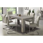 Table de salle  manger extensible, console extensible, table moderne avec rallonges, 160 / 220x88h80 ...