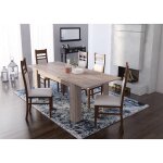 Table de salle  manger  rallonge, console  rallonge, table moderne avec rallonge, 140 / 200x88h75 ...