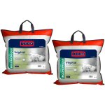 Dodo - lot de 2 oreillers ergonomiques  mmoire de forme - 60x60 cm - vegetal