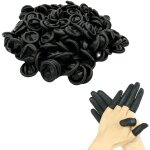 Doigtiers en latex, prot�ge doigt, 200 pi�ces doigtiers jetables en latex, anti - statique, rev�tements ...