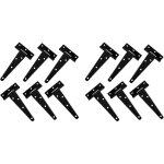 Feiyue - doitool lot de 6 charnières de porte en forme de t en fer antirouille pour travaux légers, 5 ... Feiyue - doitool lot de 6 charnières de porte en forme de t en fer antirouille pour travaux légers, 5 ...