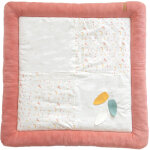 Domiva - tapis de parc antidrapant perroquet multicolore 100x100 cm