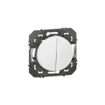 Interrupteur va - et - vient double - dooxie - legrand - blanc - 600002