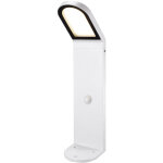 Dopo - borne castello ip54 led smd 9w 711lm cri80 3000k 103� cr�puscule, mouvement 495mm blanc