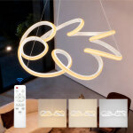 Doporro suspension lustre avec t�l�commande �clairage int�rieur plafonnier hauteur r�glable salon salle ...