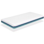 Xaluca - matelas 80x200 basic pro epaisseur 13 cm dehoussable, ergonomique, respirant, lavable, memoire. ...
