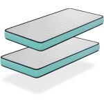 Xaluca - matelas lot 2 confort pro 80x190 �paisseur 14 cm ? rembourrage super soft - juv�nil - id�al ...