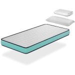 Xaluca - pack matelas 80x160 lit enfants h14 cm confort pro + 1 oreiller junior 80x35 cm + 1 protge ...