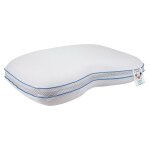 Oreiller cervical visco�lastique avec carbone ? 4 positions ergonomiques ? technologie gelpi thermor�gulatrice ...