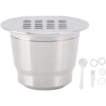 Dosette caf rutilisable acier inoxydable, machine nespresso u citiz pixie maestria lattissima, intensit ...