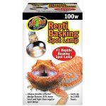 Double 100w repty basking spot zoo med reflector