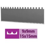 Double peigne pour colombo raimondi 9 x 9 mm & 15 x 15 mm