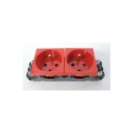 Legrand - double prise de courant 2p + t � d�trompage mosaic 4 modules pour goulottes dlp monobloc - ...