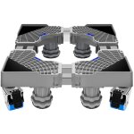 Double tube base de machine � laver r�glable, base de s�che - linge avec 4 roues et 4 pieds, socle lave ...