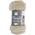 Douceur d'int�rieur - couvre - lit en flanelle flanou, 125 x 150 cm