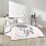 Douceur d'intérieur - housse de couette 220x240 namaste + 2 taies 100% coton Douceur d'intérieur - housse de couette 220x240 namaste + 2 taies 100% coton