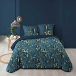 Douceur d'int�rieur - housse de couette imprim�e 240x220 cm + 2 taies 100% coton graminella