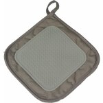 Douceur d'intrieur - manique de cuisine avec protection silicone cuistot taupe