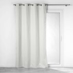 Douceur d'int�rieur - rideau thermique 140 x 260 cm 100% occultant / jacquard darko blanc
