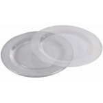 Douceur d'intrieur - set de 6 assiettes argent paillete