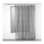 Douceur d'int�rieur - voilage a anneaux 140 x 240 cm voile tiss� linka anthracite
