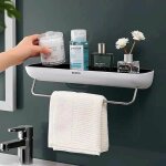 Vurahome - de douche, etagere salle de bain sans percage, antirouille porte savon douche, espace en aluminium ...