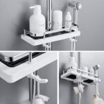 Douche murale r�glable, lavabo de salle de bain et de cuisine, raccord de tuyau, chariot de douche en ...