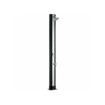 Douche piscine - douche solaire en pvc - droite - 35 l avec rince - pieds