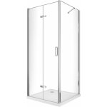 Giorgy - douche pliante avec ouverture vers l'interieur et un paroi fixe h. 190 - 67, 5 - 70 fixe ? 57, ...