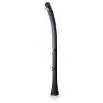 Gre - douche solaire courbe 25 l. avec rince - pieds